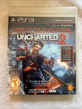 Uncharted 2: Among Thieves PS3 CIB excellent condition